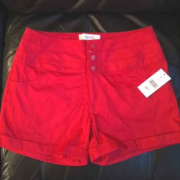 NWT Suzy Shier size 5/6 High waisted shorts - Picture 2 of 7